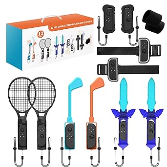 Switch2 Sports Accessories Bundle 12 in 1 for Nintendo Switch Switch2 Sports Accessories Bundle 12 in 1 for Nintendo Switch