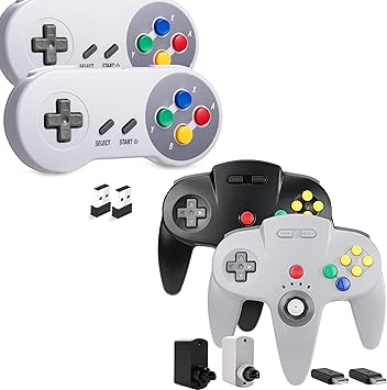 Wireless SNES USB Controller and N64 Switch Controller for PC and More Wireless SNES USB Controller and N64 Switch Controller for PC and More