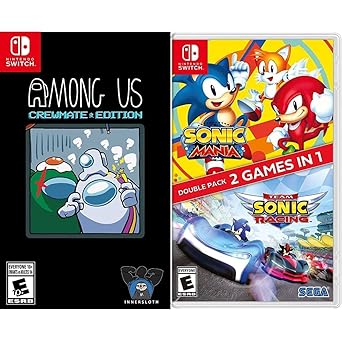 Among Us Crewmate Edition and Sonic Mania Team Sonic Racing Bundle Among Us Crewmate Edition and Sonic Mania Team Sonic Racing Bundle