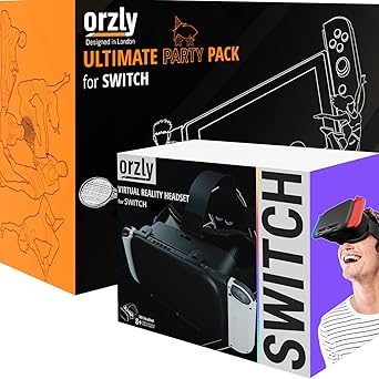 Orzly VR Headset and Party Pack for Nintendo Switch Console Orzly VR Headset and Party Pack for Nintendo Switch Console