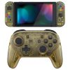 ExtremeRate Chrome Gold Shell Set for Nintendo Switch and Pro Controller 3 ExtremeRate Chrome Gold Shell Set for Nintendo Switch and Pro Controller 3