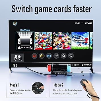 Alxum Nintendo Switch Game Card Reader HDMI Dock with Ethernet USB Hub 2 Alxum Nintendo Switch Game Card Reader HDMI Dock with Ethernet USB Hub - Image 2