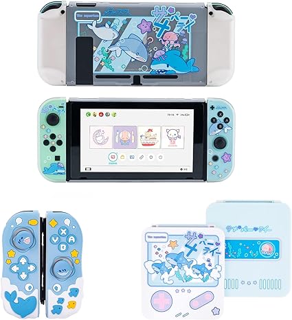 GeekShare Switch Protective Case and Joy Con Controller Covers GeekShare Switch Protective Case and Joy Con Controller Covers