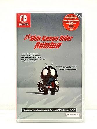 Bandai Nintendo Switch Shin Kamen Rider Rumble English Version Bandai Nintendo Switch Shin Kamen Rider Rumble English Version