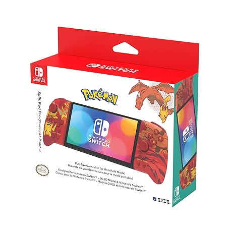 HORI Nintendo Switch Split Pad Pro Pikachu Charizard Ergonomic Controller 2 HORI Nintendo Switch Split Pad Pro Pikachu Charizard Ergonomic Controller - Image 2