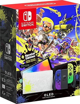 Nintendo Switch OLED Model Splatoon 3 Special Edition Console Nintendo Switch OLED Model Splatoon 3 Special Edition Console