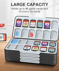 HEIYING Portable Game Card Case for Nintendo Switch OLED Lite 96 Slots 2 HEIYING Portable Game Card Case for Nintendo Switch OLED Lite 96 Slots 2