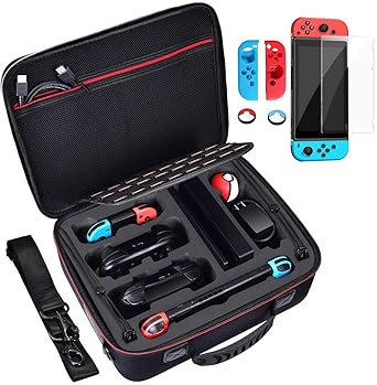 Diocall Deluxe Case for Nintendo Switch and Switch OLED Travel Bag Diocall Deluxe Case for Nintendo Switch and Switch OLED Travel Bag
