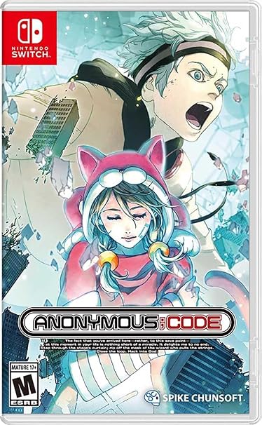 Anonymous Code SteelBook Launch Edition for Nintendo Switch Anonymous Code SteelBook Launch Edition for Nintendo Switch