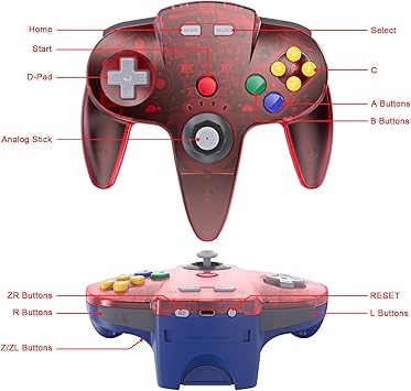KIWITATA Wireless N64 Controller for Switch and Compatible Devices 2 KIWITATA Wireless N64 Controller for Switch and Compatible Devices - Image 2
