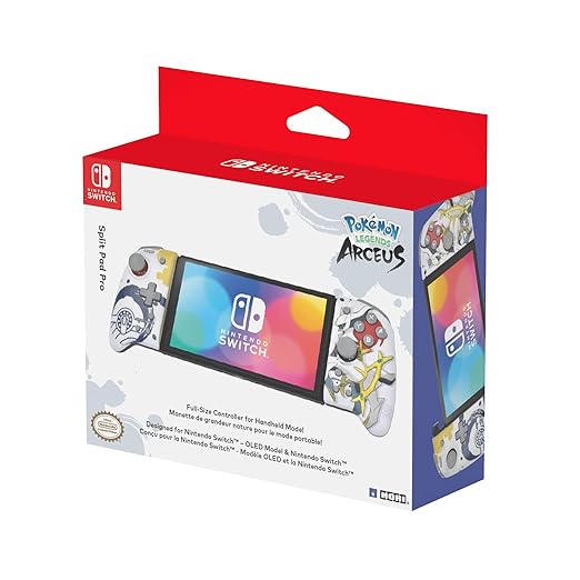 HORI Nintendo Switch Split Pad Pro for Pokemon Legends Ergonomic Controller 2 HORI Nintendo Switch Split Pad Pro for Pokemon Legends Ergonomic Controller - Image 2