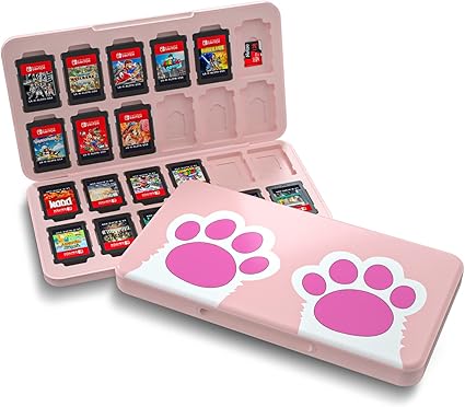 NANANINO Switch Game Case for Switch OLED with Cat Design 2 NANANINO Switch Game Case for Switch OLED with Cat Design - Image 2