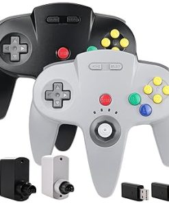2 Pack Wireless N64 Controller with USB Receiver for PC and Mac 2 Pack Wireless N64 Controller with USB Receiver for PC and Mac