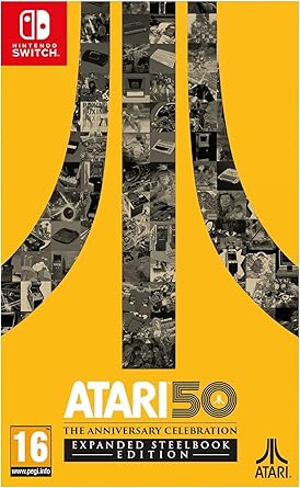 Atari 50 Anniversary Celebration Expanded Edition Steelbook NS UK PAL Atari 50 Anniversary Celebration Expanded Edition Steelbook NS UK PAL