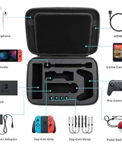 Mumba Deluxe Carrying Case for Nintendo Switch OLED Travel Storage 2 Mumba Deluxe Carrying Case for Nintendo Switch OLED Travel Storage 2
