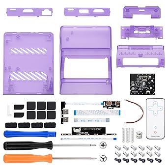 AiryDocky DIY LED Replacement Shell for Nintendo Switch Dock Atomic Purple 2 AiryDocky DIY LED Replacement Shell for Nintendo Switch Dock Atomic Purple - Image 2