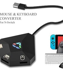 ECHZOVE Keyboard Mouse Adapter for Nintendo Switch PS4 Xbox One PS3 ECHZOVE Keyboard Mouse Adapter for Nintendo Switch PS4 Xbox One PS3