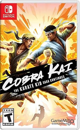 Cobra Kai Karate Kid Saga Game for Nintendo Switch Console Cobra Kai Karate Kid Saga Game for Nintendo Switch Console