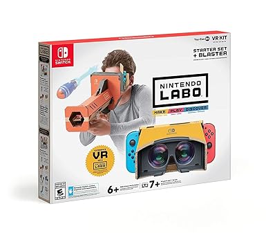 Nintendo Labo Toy-Con 04 VR Kit Starter Set and Blaster for Switch Nintendo Labo Toy-Con 04 VR Kit Starter Set and Blaster for Switch