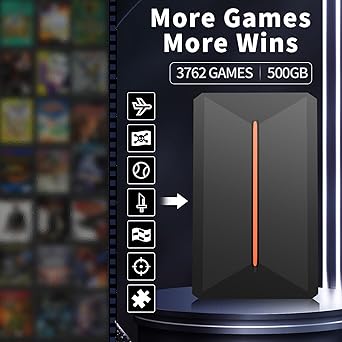 Retro Gaming Console 500GB Hard Drive with 3762 Games and Emulators 2 Retro Gaming Console 500GB Hard Drive with 3762 Games and Emulators - Image 2