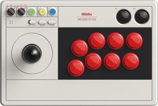 8BitDo Retro Arcade Fight Stick with Macro Buttons for Switch and PC - Image 2