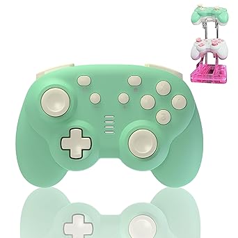 Mini Wireless Nintendo Switch Controller with 6-Axis Gyro Retro Green Mini Wireless Nintendo Switch Controller with 6-Axis Gyro Retro Green