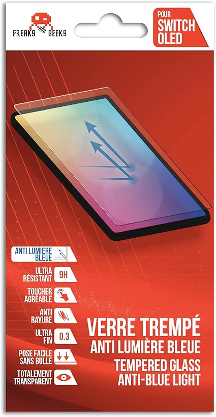 Freaks Switch OLED Anti Blue Light Screen Protector Glass Freaks Switch OLED Anti Blue Light Screen Protector Glass