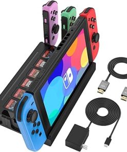 TV Docking Station for Switch and OLED with Joycon Charging and HDMI TV Docking Station for Switch and OLED with Joycon Charging and HDMI