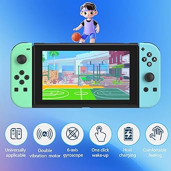Haiovia Wireless Controller for Nintendo Switch with Dual Vibration 2 Haiovia Wireless Controller for Nintendo Switch with Dual Vibration - Image 2