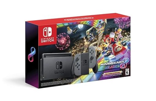 Nintendo Switch Gray Joy-Con Mario Kart 8 Deluxe Full Game Download