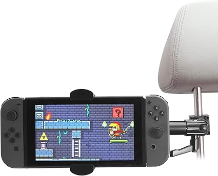 iBOLT Heavy-Duty Metal Headrest Mount for Nintendo Switch and Phones iBOLT Heavy-Duty Metal Headrest Mount for Nintendo Switch and Phones