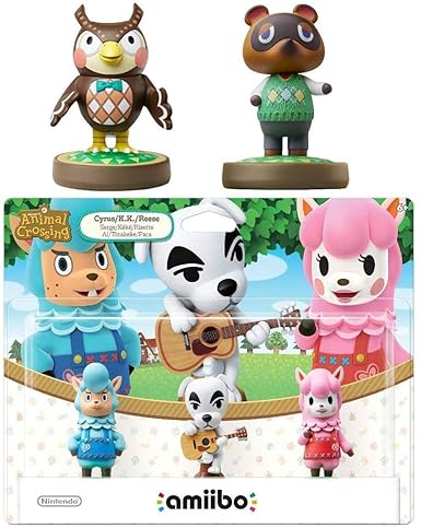 Animal Crossing Amiibo 3-Pack Tom Nook Blathers for Nintendo Switch Animal Crossing Amiibo 3-Pack Tom Nook Blathers for Nintendo Switch