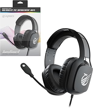 KMD Universal Wired Headset for PS5 Xbox Series X Switch PC Black KMD Universal Wired Headset for PS5 Xbox Series X Switch PC Black