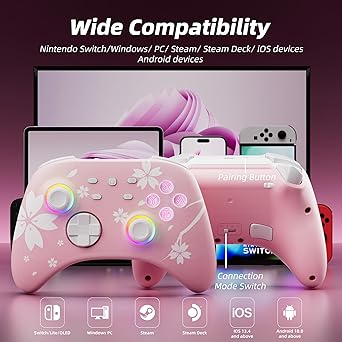 Mytrix Wireless Pro Controller Charging Dock for Nintendo Switch PC 2 Mytrix Wireless Pro Controller Charging Dock for Nintendo Switch PC - Image 2