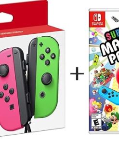 Super Mario Party with Neon Green and Pink Joy-Con for Nintendo Switch Super Mario Party with Neon Green and Pink Joy-Con for Nintendo Switch