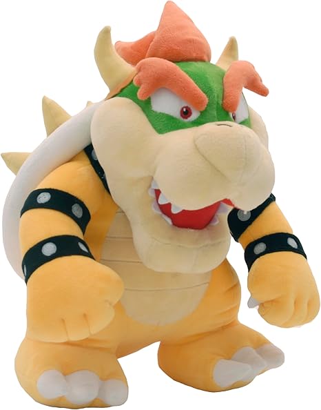 Super Mario Bowser Plush Toy 36cm Together Plus Black Version Super Mario Bowser Plush Toy 36cm Together Plus Black Version