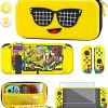 GLDRAM Yellow Case for Nintendo Switch with Travel Storage Accessories