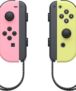 Joy-Con Controllers Pastel Pink and Yellow Renewed Set 2 Joy-Con Controllers Pastel Pink and Yellow Renewed Set 2