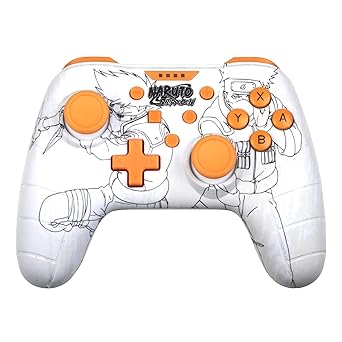 Konix Naruto Wired Controller for Nintendo Switch in White Konix Naruto Wired Controller for Nintendo Switch in White