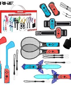 Nintendo Switch Sports Accessories 12 in 1 Family Kit with Leg Strap Nintendo Switch Sports Accessories 12 in 1 Family Kit with Leg Strap