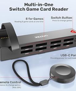 Unitek Switch Game Card Reader with Remote Control for 8 Games 2 Unitek Switch Game Card Reader with Remote Control for 8 Games 2