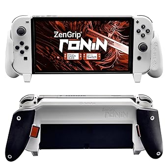 Satisfye ZenGrip Ronin White Dockable Grip for Nintendo Switch Satisfye ZenGrip Ronin White Dockable Grip for Nintendo Switch