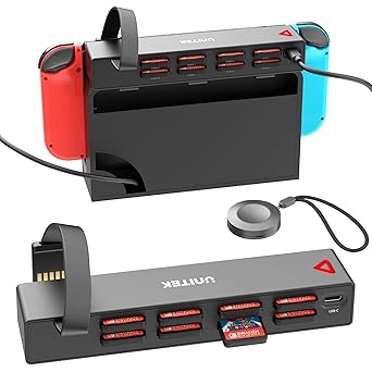 Unitek Switch Game Card Reader with Remote Control for 8 Games Unitek Switch Game Card Reader with Remote Control for 8 Games