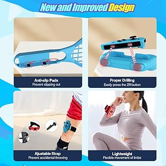 24-in-1 Sports Accessories Bundle for Nintendo Switch Sports Games 2 24-in-1 Sports Accessories Bundle for Nintendo Switch Sports Games - Image 2