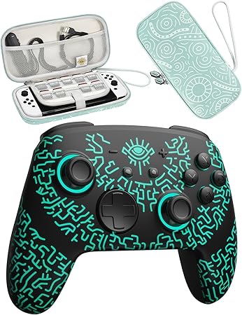 Wireless Controller with Luminous Pattern and Carrying Case for Switch Wireless Controller with Luminous Pattern and Carrying Case for Switch