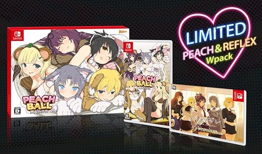 SENRAN KAGURA Peach Reflex W Double Pack Switch Game Japan SENRAN KAGURA Peach Reflex W Double Pack Switch Game Japan