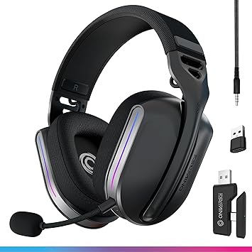 Wireless Gaming Headset for PS5 PS4 Switch PC Mobile 33 Hour Battery Wireless Gaming Headset for PS5 PS4 Switch PC Mobile 33 Hour Battery