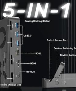 Unitek 5-in-1 TV Dock Station for Nintendo Switch and Steam Deck 2 Unitek 5-in-1 TV Dock Station for Nintendo Switch and Steam Deck 2