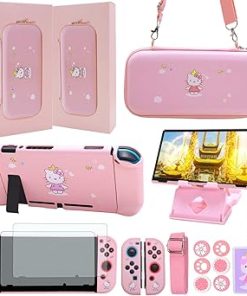 GUTIAL Kawaii Accessories Bundle for Nintendo Switch with Travel Case GUTIAL Kawaii Accessories Bundle for Nintendo Switch with Travel Case