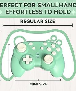 Mini Wireless Nintendo Switch Controller with 6-Axis Gyro Retro Green 2 Mini Wireless Nintendo Switch Controller with 6-Axis Gyro Retro Green 2
